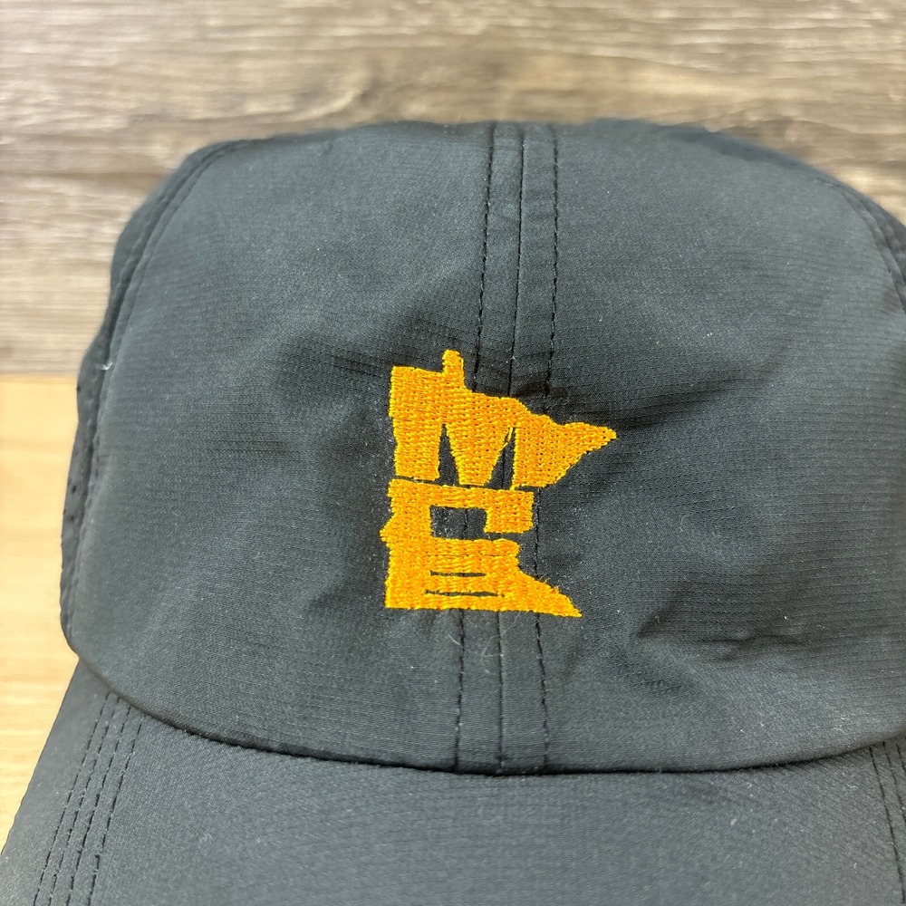 Nike Hat Cap Strap Back Gray Performance Swoosh Logo Minnesota MCB Adjustable - Picture 2 of 9
